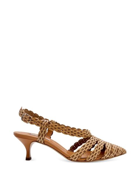 Casadei Julia Avenida woven sandals - Neutrals - zdjęcie produktu nr 1