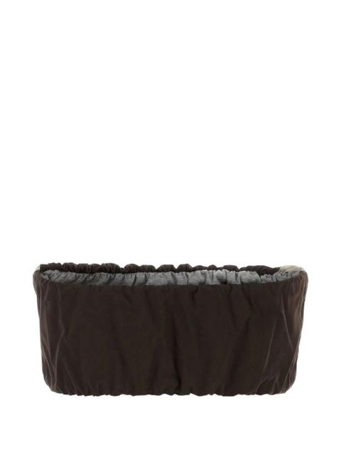 Miu Miu logo-embossed top - Brown - zdjęcie produktu nr 2