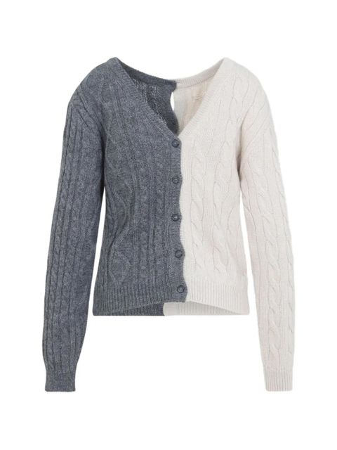 Moschino bicolour cardigan - Neutrals - zdjęcie produktu nr 1