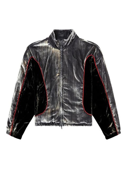 Diesel G-Riffin zip-up puffer jacket - Silver - zdjęcie produktu nr 1