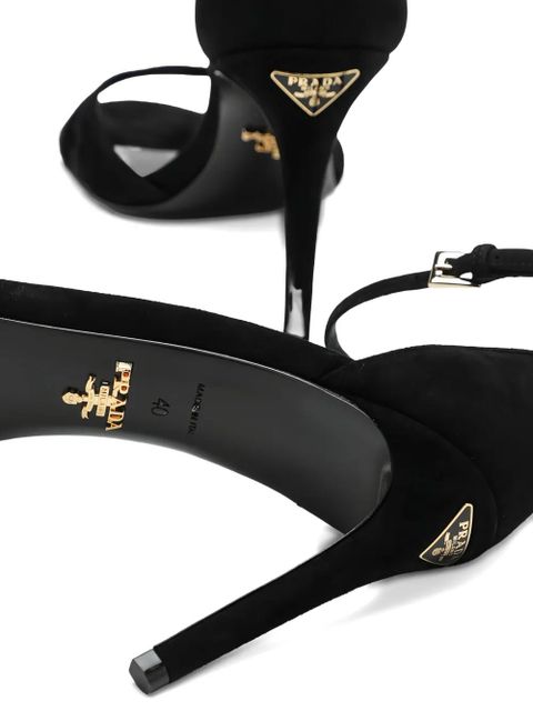 Prada criss-cross stiletto-heel sandals - Black - zdjęcie produktu nr 1