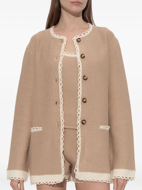 Posse Willow buttoned cardigan - Neutrals