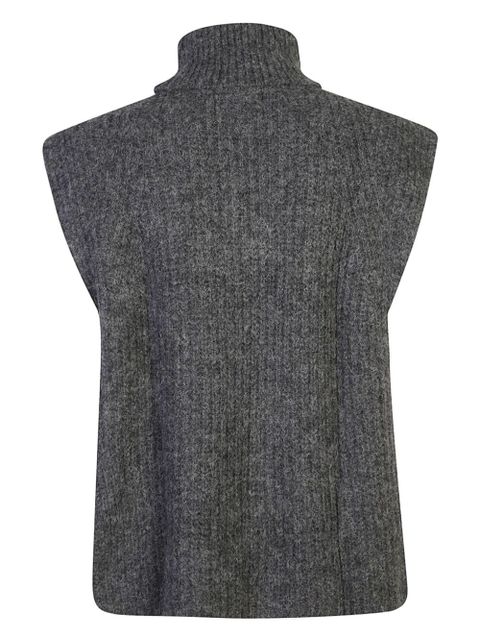 MARANT ÉTOILE Megan vest - Grey - zdjęcie produktu nr 2