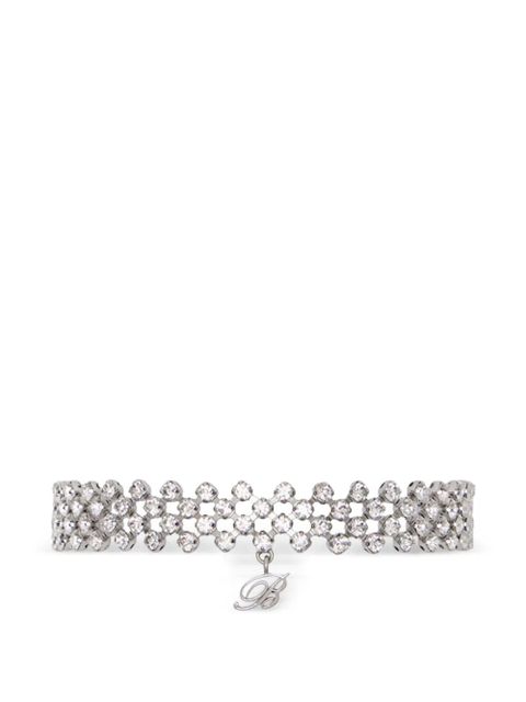 Blumarine logo-pendant choker necklace - Silver - zdjęcie produktu nr 1