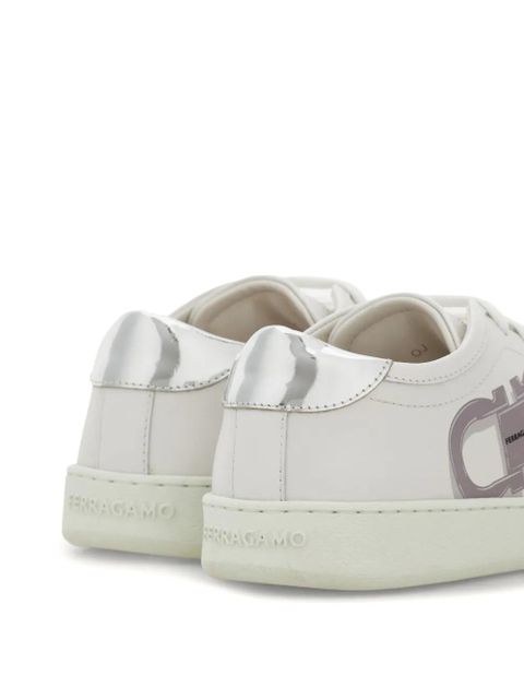 Ferragamo Double Gancini sneakers - White