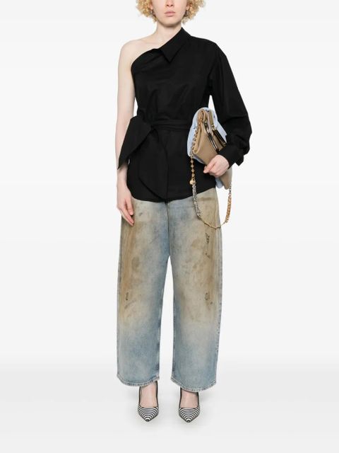 Moschino asymmetric shirt - Black - zdjęcie produktu nr 2