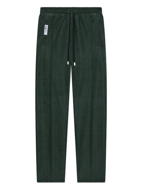 GCDS pinstripe drawstring trousers - Green - zdjęcie produktu nr 1
