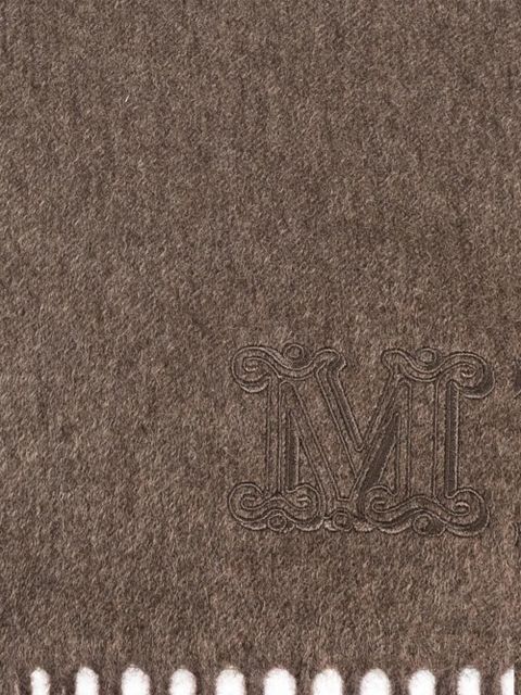 Max Mara fringed scarf - Brown