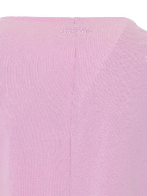 MARANT ÉTOILE Nadela ruffled split midi dress - Pink