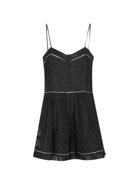 ISABEL MARANT Vickie polka-dot romper - Black - zdjęcie produktu nr 1