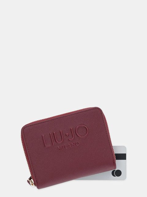 Liu Jo portfel damski kolor bordowy AF5156.E0087