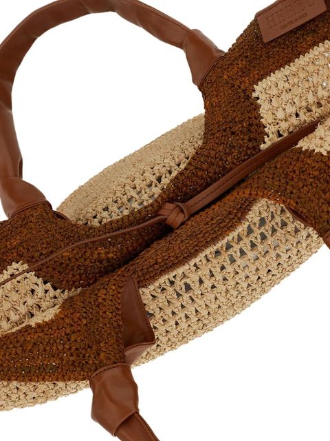 Hereu ramie tote bag - Neutrals