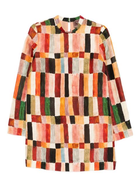 ALEMAIS x LRNCE Marjorelle multicoloured mini dress - Neutrals - zdjęcie produktu nr 1