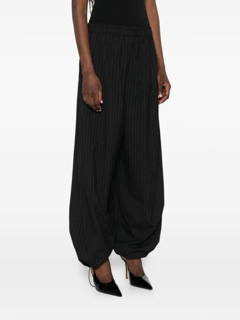 The Frankie Shop pinstripe trousers - Black