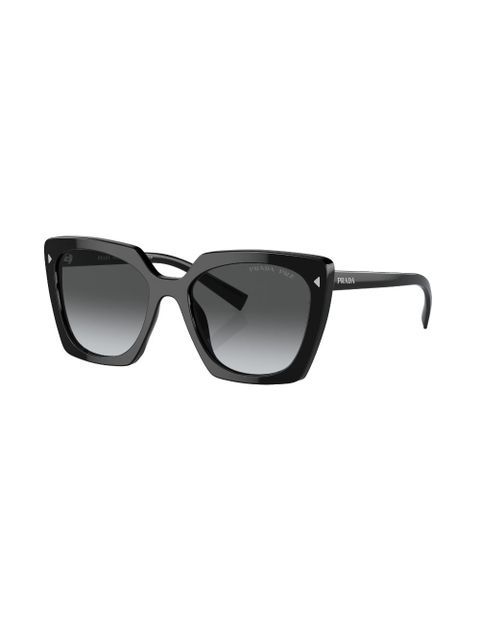 Prada Eyewear rectangle-shape sunglasses - Black - zdjęcie produktu nr 2