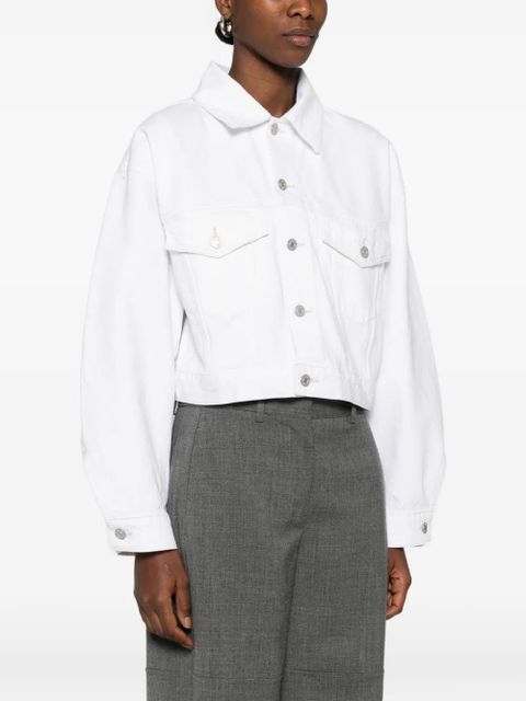 AGOLDE buttoned chest-pockets jacket - White