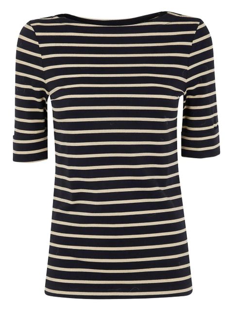 Lauren Ralph Lauren striped cotton T-shirt - Blue - zdjęcie produktu nr 1