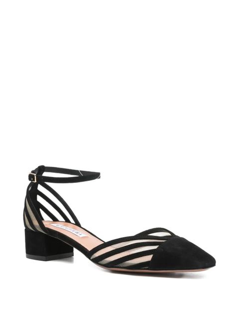 Aquazzura Alana striped pumps - Black - zdjęcie produktu nr 2