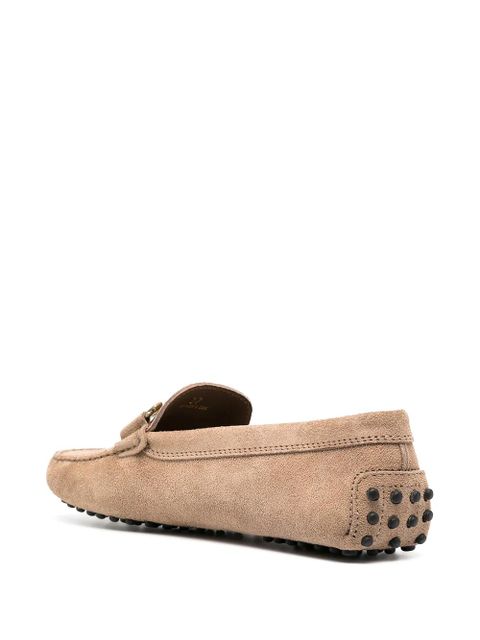 Tod's T-buckle driving loafers - Neutrals