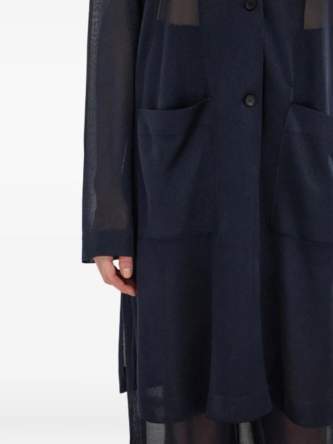 Ferragamo jersey duster - Blue