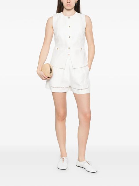 Maje button lace tank top - White - zdjęcie produktu nr 2