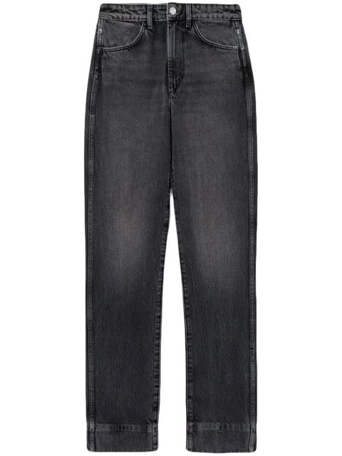 RE/DONE 70s high-waisted straight-leg jeans - Black - zdjęcie produktu nr 1