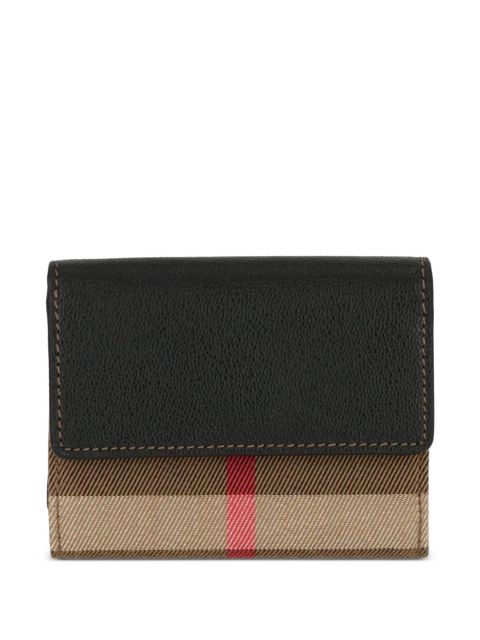Burberry check-pattern leather wallet - Neutrals - zdjęcie produktu nr 1