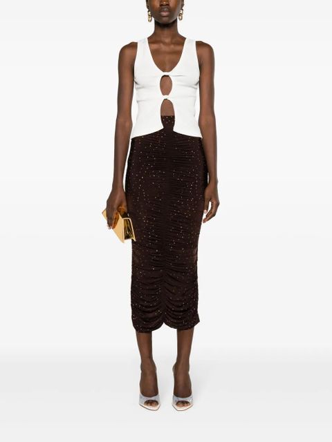 Christopher Esber cut-out twisted tank top - White - zdjęcie produktu nr 2