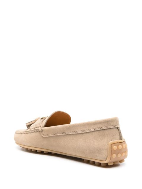 Tod's Gommino suede loafers - Neutrals