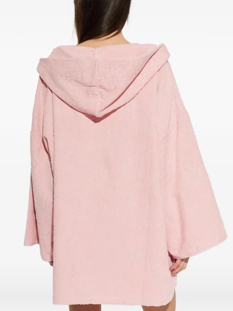 Hunza G Sunny hooded poncho - Pink