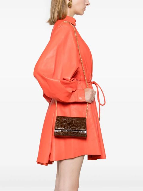 Giuseppe Zanotti mini Cleopatra bag - Brown