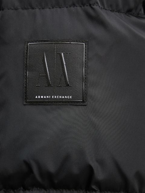 Armani Exchange kurtka puchowa kolor czarny przejściowa XW000251 AF12286