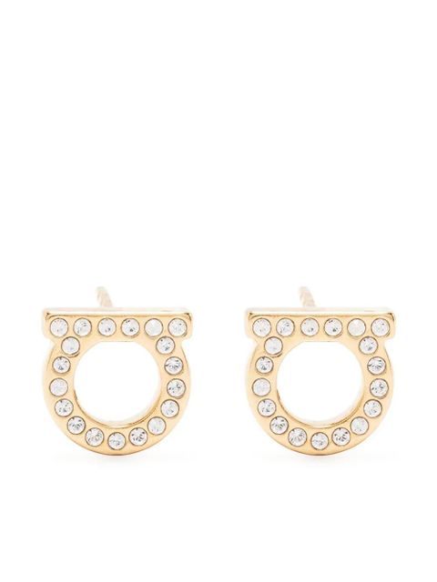 Ferragamo Gancini embellished earrings - Gold - zdjęcie produktu nr 1