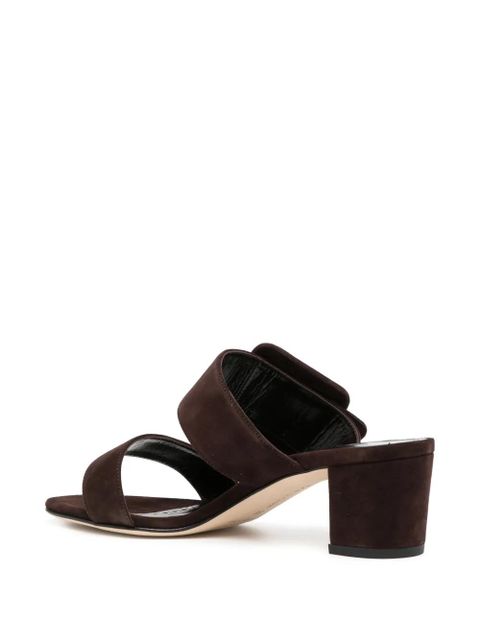 Manolo Blahnik 50mm Titubanew sandals - Brown