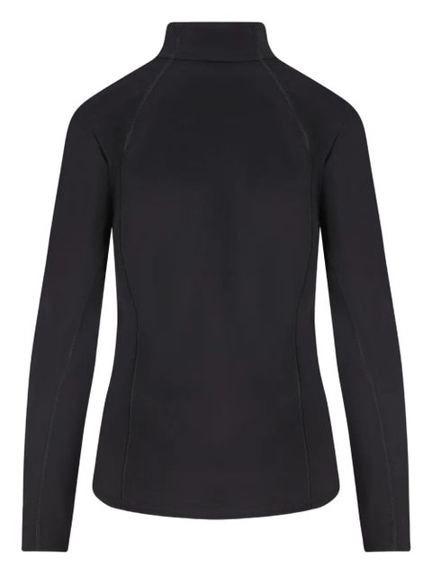 BOGNER high-neck zip-up top - Black