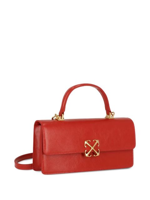 Off-White Arrows plaque shoulder bag - Red