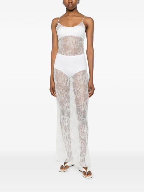 Oséree lace ring-detail maxi dress - White - zdjęcie produktu nr 2