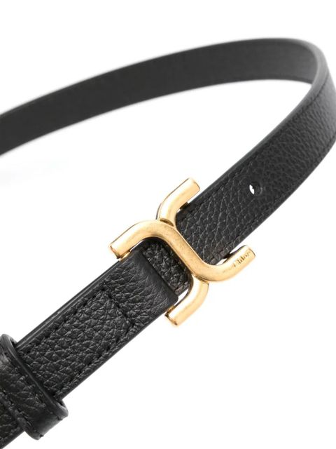 Chloé Marcie leather belt - Black - zdjęcie produktu nr 2