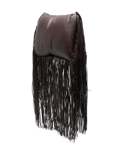 Sportmax fringed tote bag - Brown - zdjęcie produktu nr 2