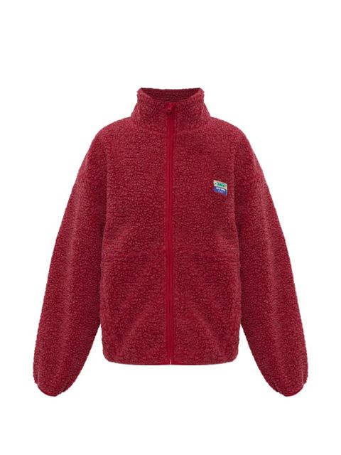 American Vintage fleece zip-up sweatshirt - Red - zdjęcie produktu nr 1