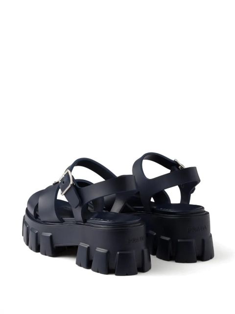 Prada 55mm Monolith sandals - Blue - zdjęcie produktu nr 2