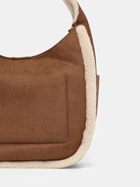 Dkny torebka CAPSULE kolor brązowy R53CDM65