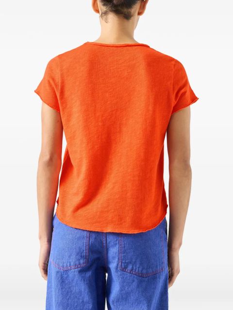American Vintage Sonoma V-neck T-shirt - Orange