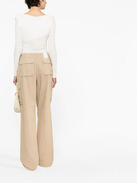 Coperni wide-leg cargo trousers - Neutrals