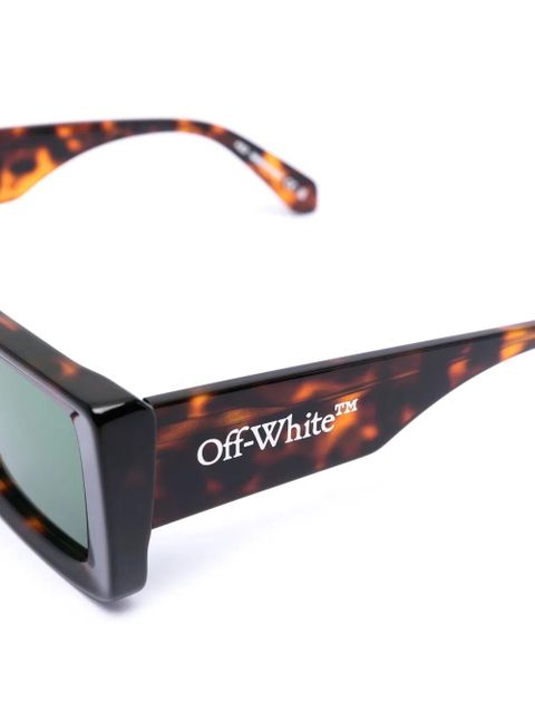 Off-White Eyewear Savannah oversized-frame sunglasses - Brown