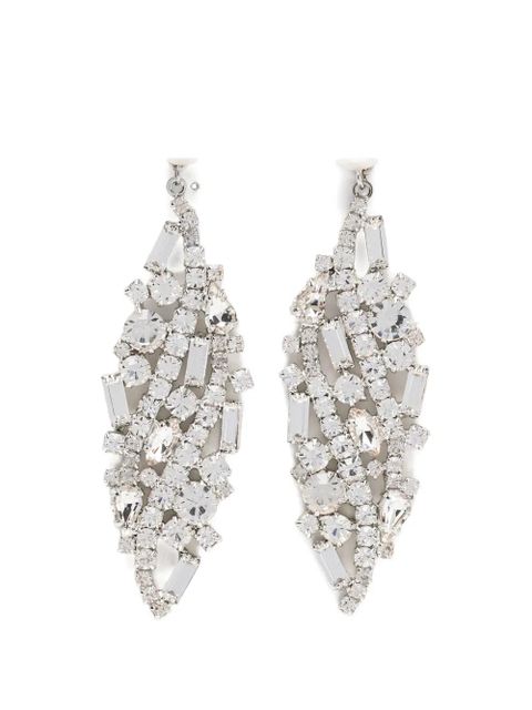 Magda Butrym crystal-embellishment earrings - Silver - zdjęcie produktu nr 1