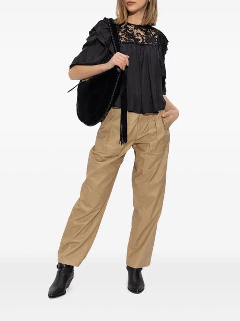 ISABEL MARANT embroidered blouse - Black - zdjęcie produktu nr 2