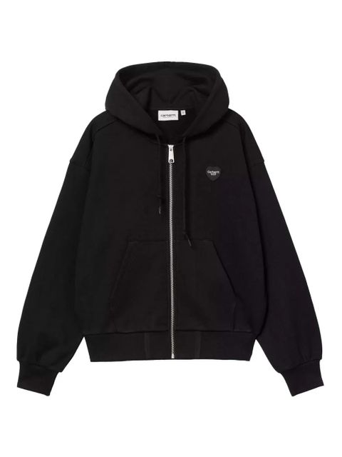Carhartt WIP heart-logo hoodie - Black - zdjęcie produktu nr 1