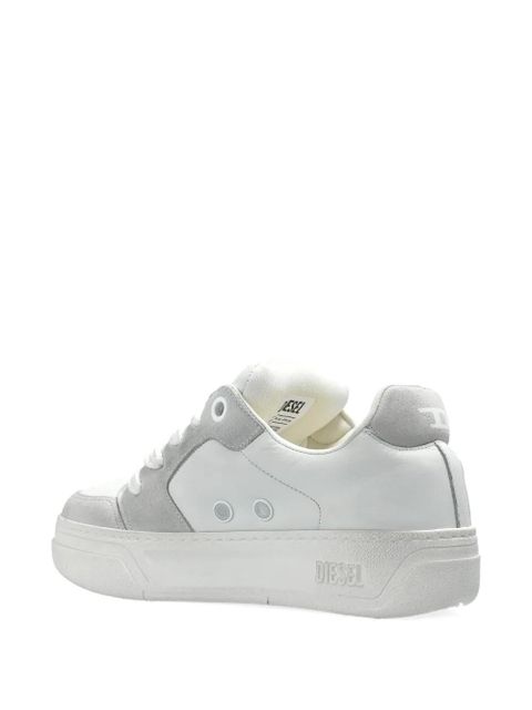 Diesel Panelled low sneakers - White