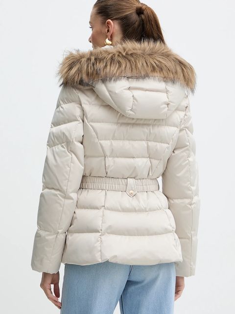 Guess kurtka puchowa MARINA kolor beżowy zimowa W5BL31 W2802 - zdjęcie produktu nr 2